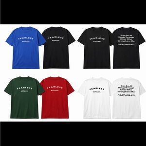 Men's Inspirational T-Shirt - Blue, Black, Green, Red, White